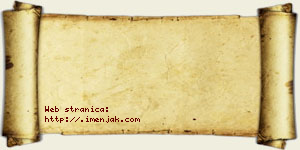 Andrijana Gojković vizit kartica